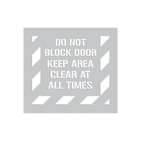 Accuform Floor Marking Stencil PMS306